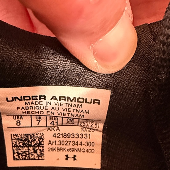 Under Armour Teal and Black Project Rock BSR 4 Men's Training Shoes - Picture 6 of 7